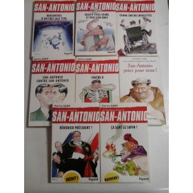   LES  NOUVELLES  AVENTURES  DE  SAN-ANTONIO  * 8 tomes * -  Patrice  DARD